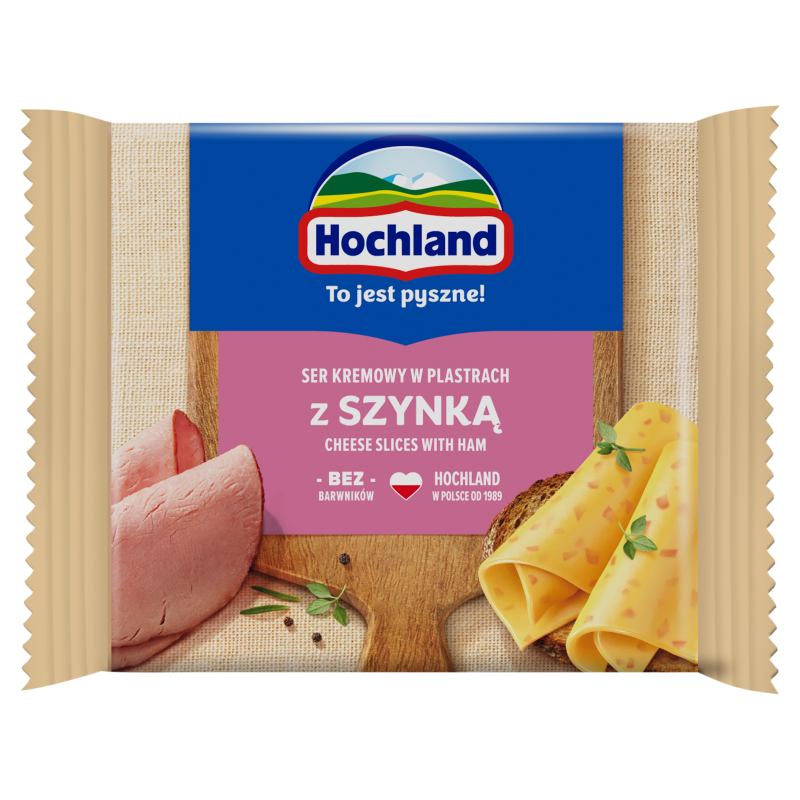 HOCHLAND Ser kremowy w plastrach z szynką frisco.pl