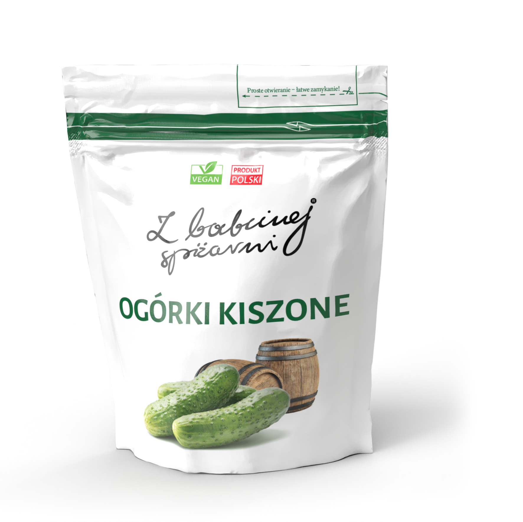 Z BABCINEJ SPIŻARNI Ogórki kiszone