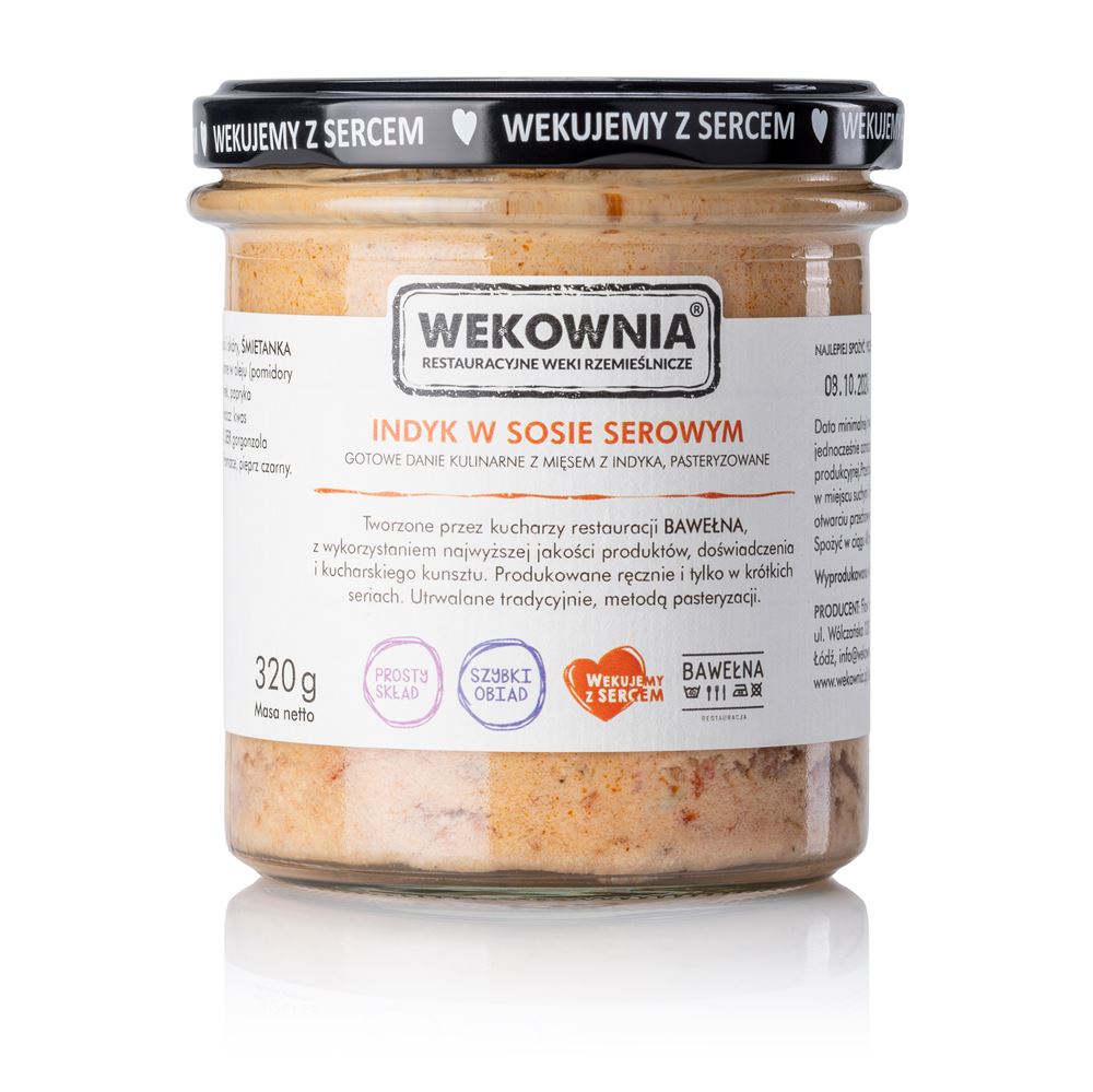 WEKOWNIA Indyk w sosie serowym