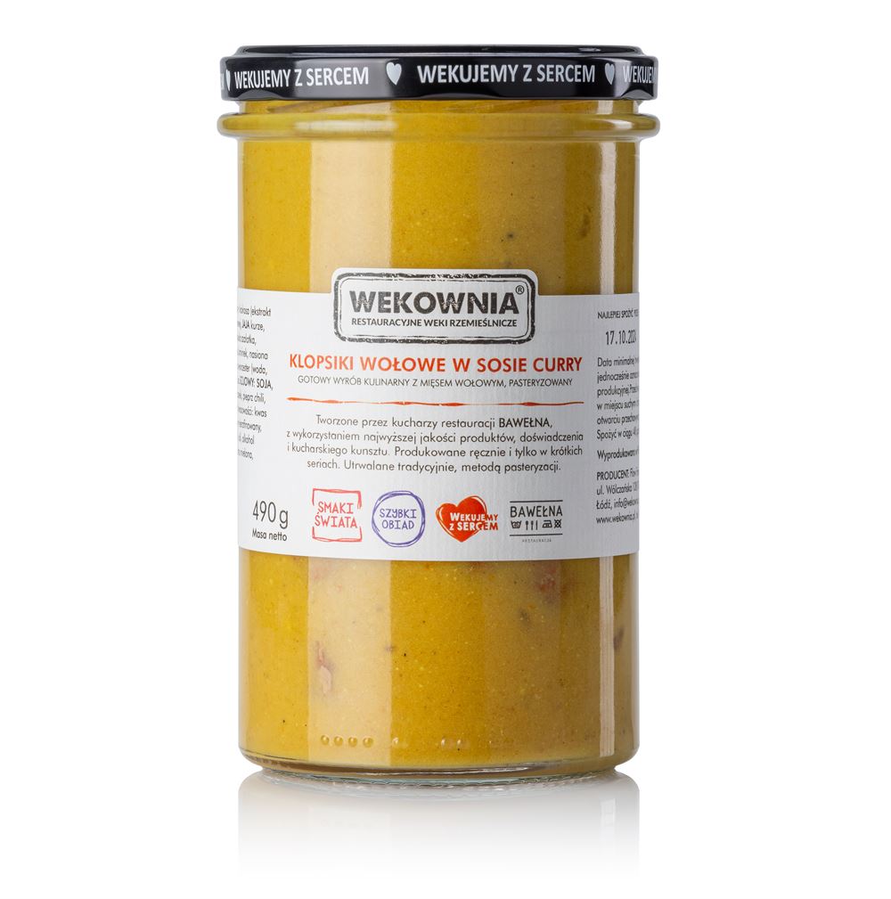 WEKOWNIA Klopsiki wołowe w sosie curry