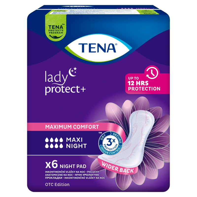 TENA Lady Maxi Night specjalistyczne podpaski 6 szt. frisco.pl