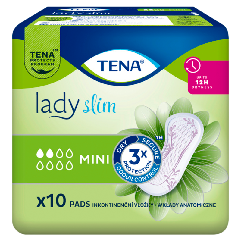 TENA Lady Slim Mini specjalistyczne podpaski 10 szt. frisco.pl