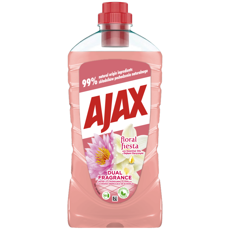 AJAX Uniwersalny płyn do czyszczenia Dual Fragrance Lilia Wodna i Wanilia frisco.pl
