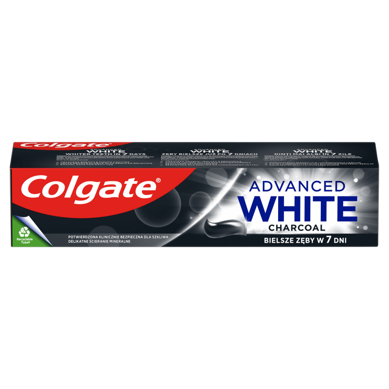 COLGATE Advanced White Wybielająca pasta do zębów z aktywnym węglem frisco.pl