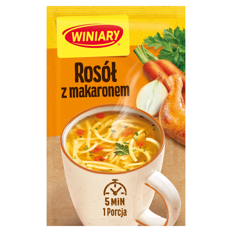 WINIARY Rosół z kury z makaronem (instant) frisco.pl