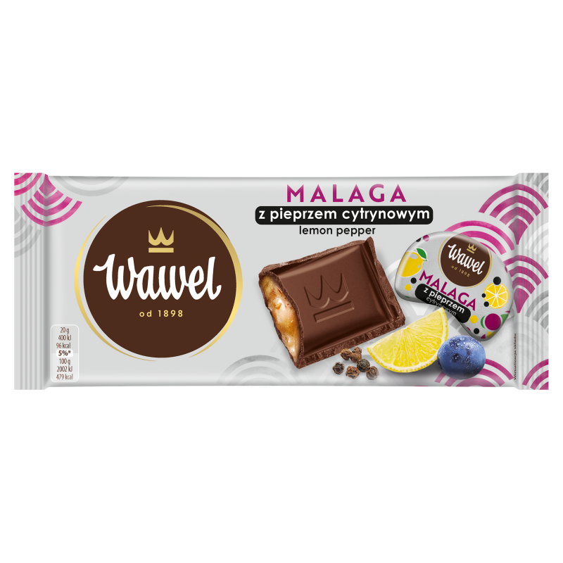 WAWEL Czekolada Malaga z pieprzem cytrynowym