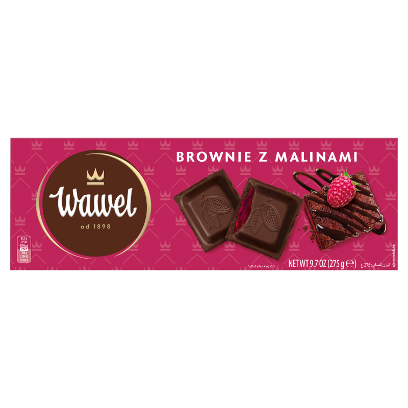 WAWEL Czekolada nadziewana Brownie z malinami frisco.pl
