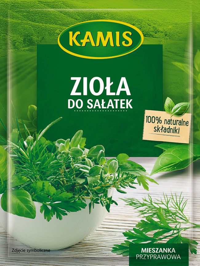KAMIS Zioła do sałatek z dodatkiem warzyw frisco.pl