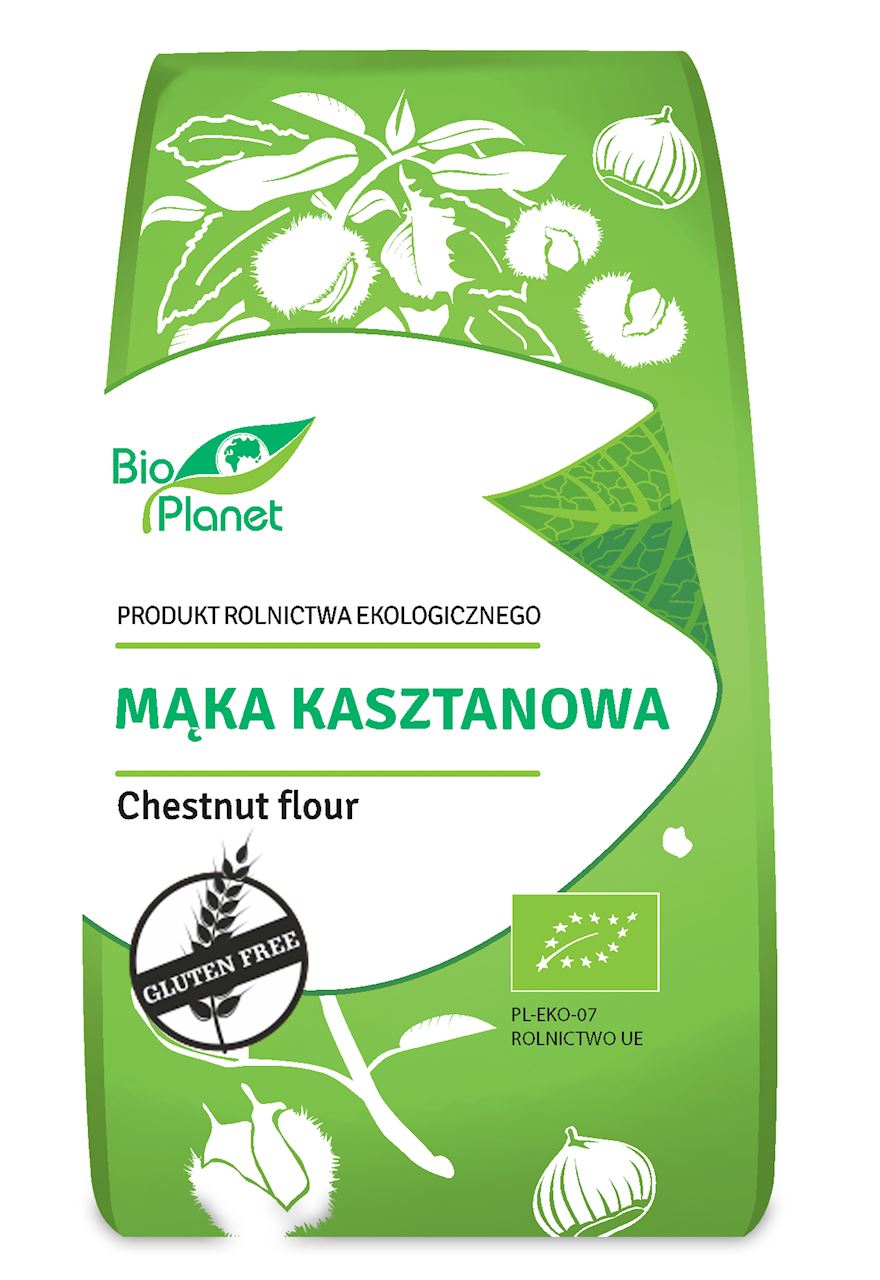 BIO PLANET Mąka kasztanowa bezglutenowa BIO