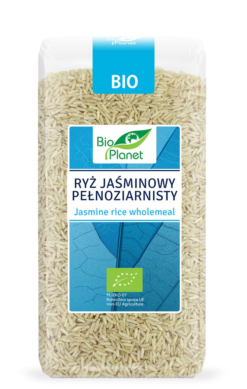 BIO PLANET Ryż jaśminowy pełnoziarnisty BIO