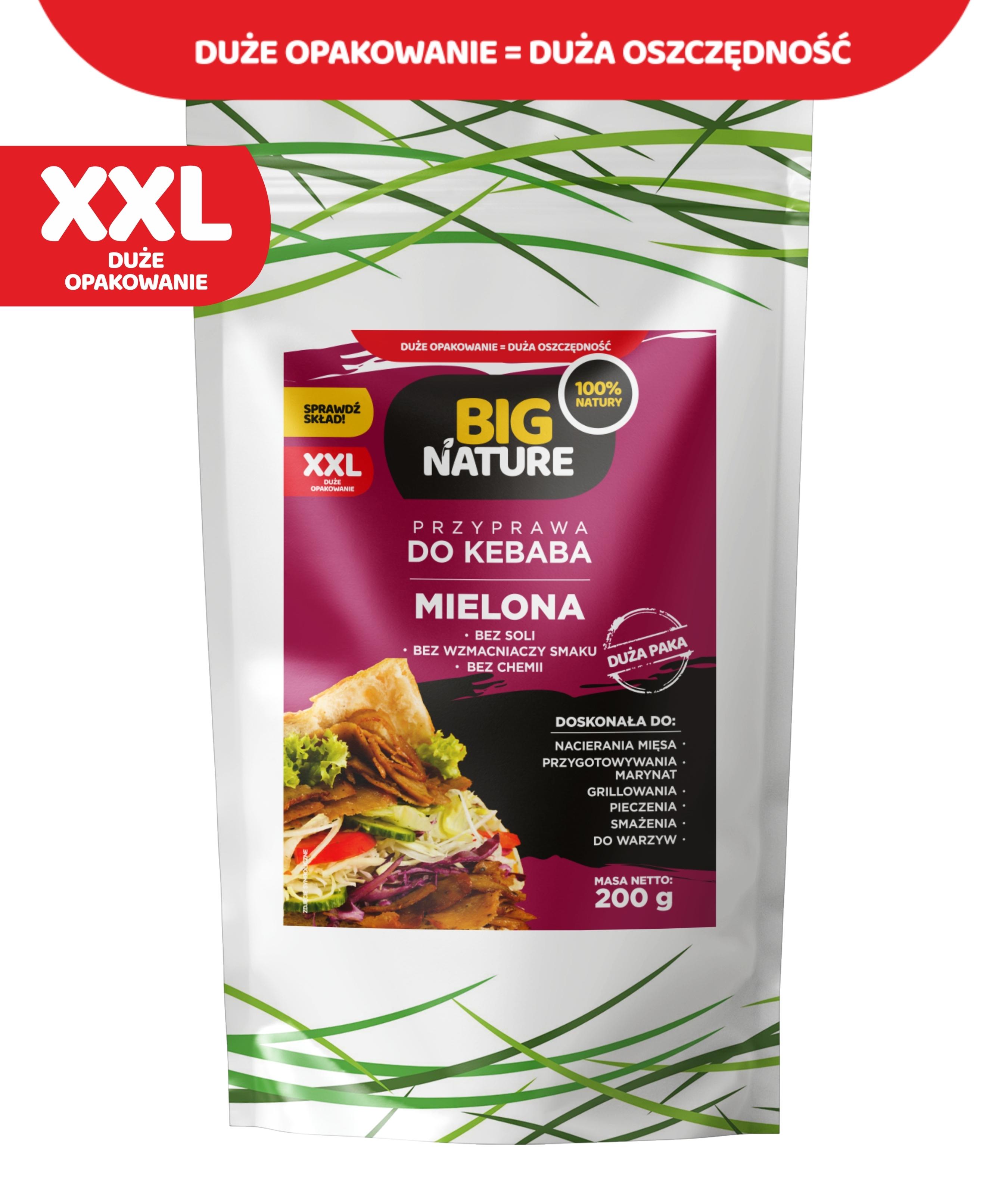 BIG NATURE Przyprawa do kebaba (bez soli) XXL
