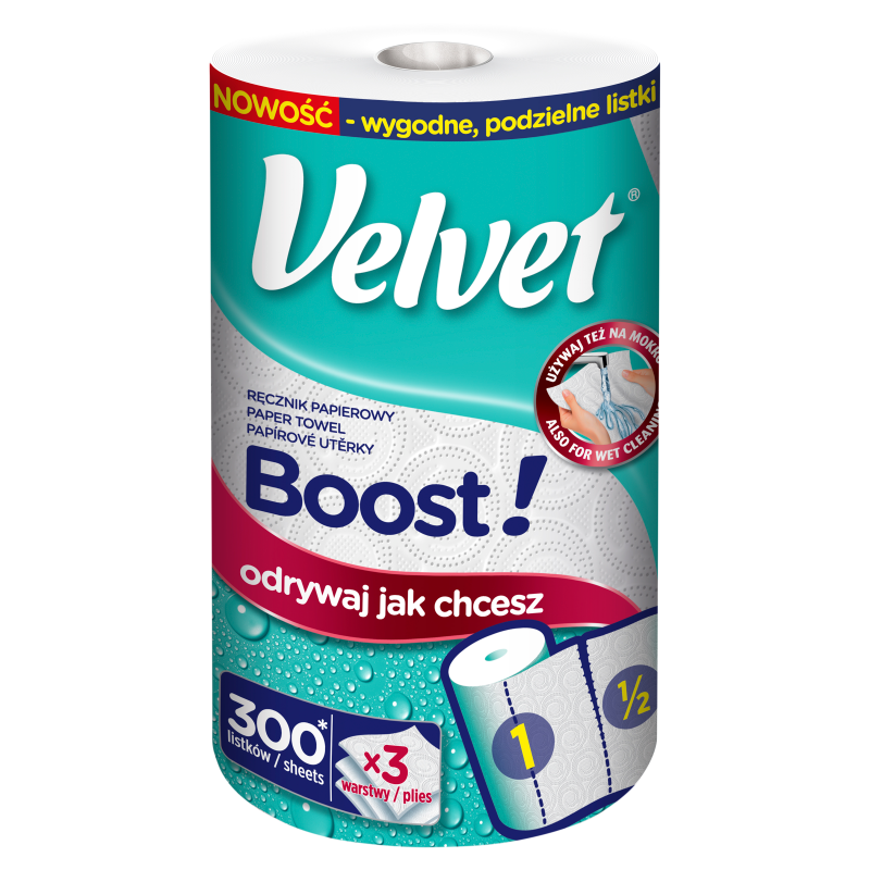 VELVET Ręcznik papierowy Velvet Boost