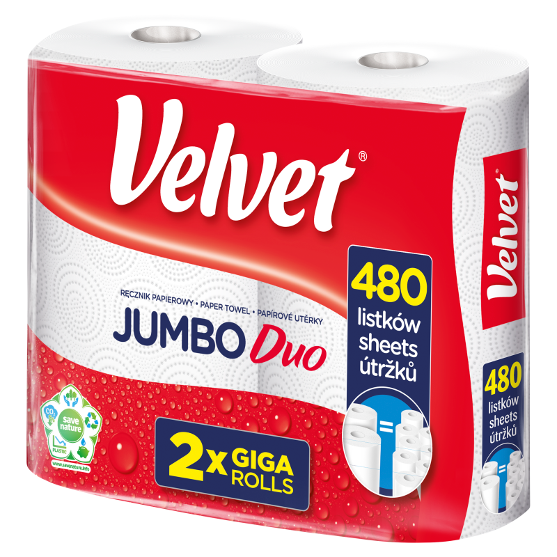 VELVET Ręcznik papierowy Jumbo DUO a'2 frisco.pl