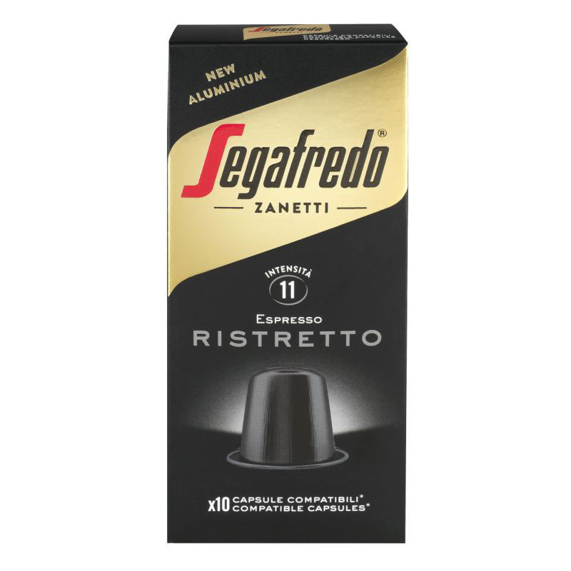 SEGAFREDO ZANETTI Espresso Ristretto Kawa w kapsułkach (10 kapsułek)