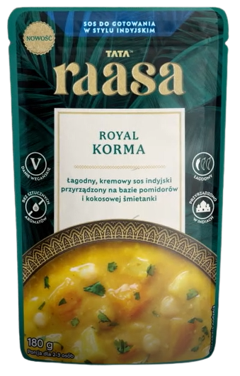 RAASA Sos indyjski ROYAL KORMA (łagodny)