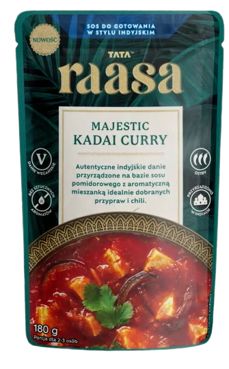 RAASA Sos indyjski MAJESTIC KADAI CURRY (ostry)