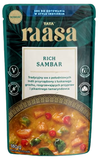 RAASA Sos indyjski RICH SAMBAR (lekko ostry)