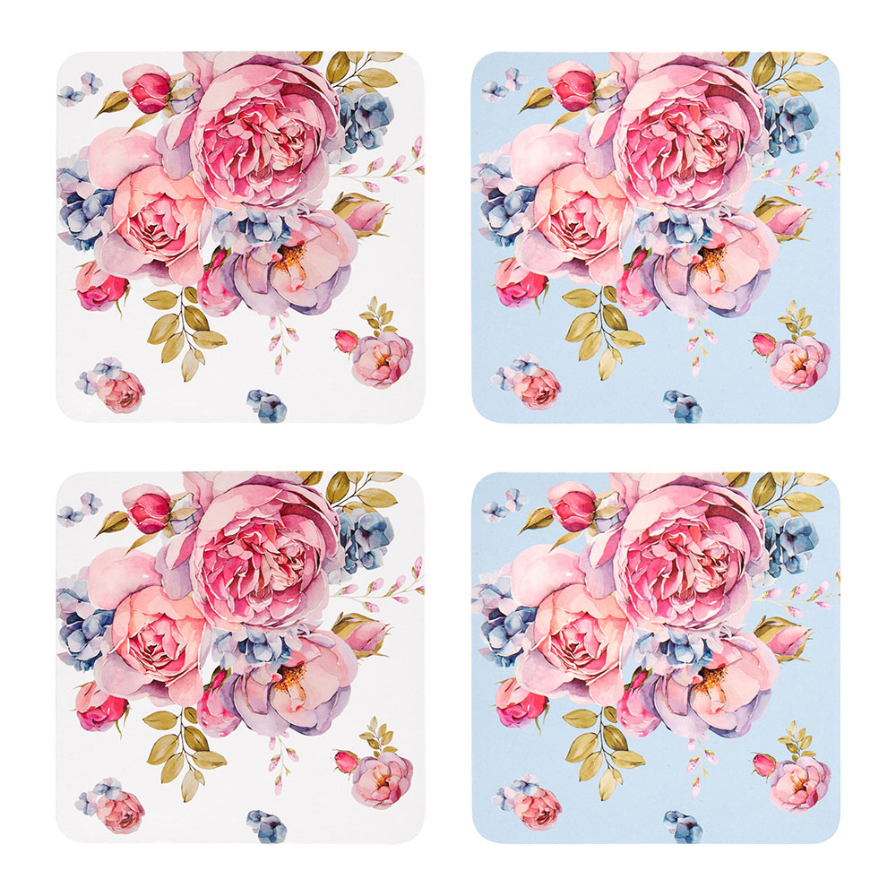 ALTOM DESIGN SCARLETT ZESTAW 4 PODKŁADEK 10X10 CM COLOR BOX