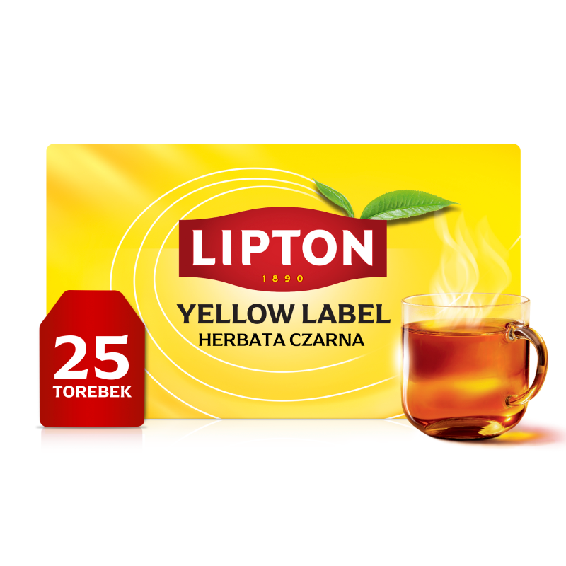 LIPTON Yellow Label Herbata czarna 25 torebek ex. frisco.pl