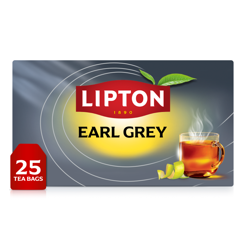 LIPTON Earl Grey Herbata czarna Classic 25 torebek ex. frisco.pl