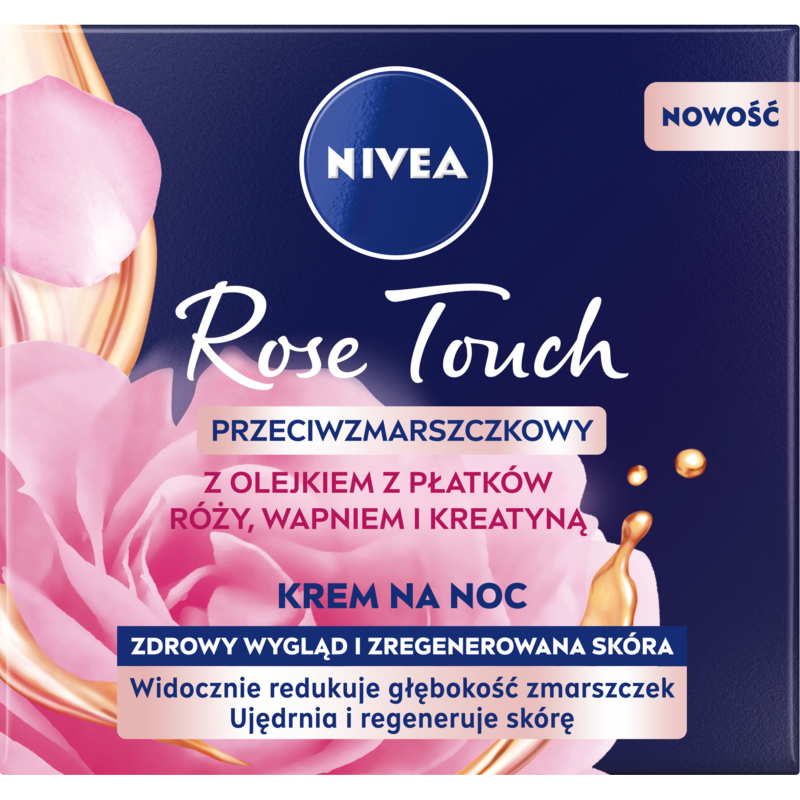 NIVEA Przeciwzmarszczkowy krem do twarzy na noc Rose Touch frisco.pl
