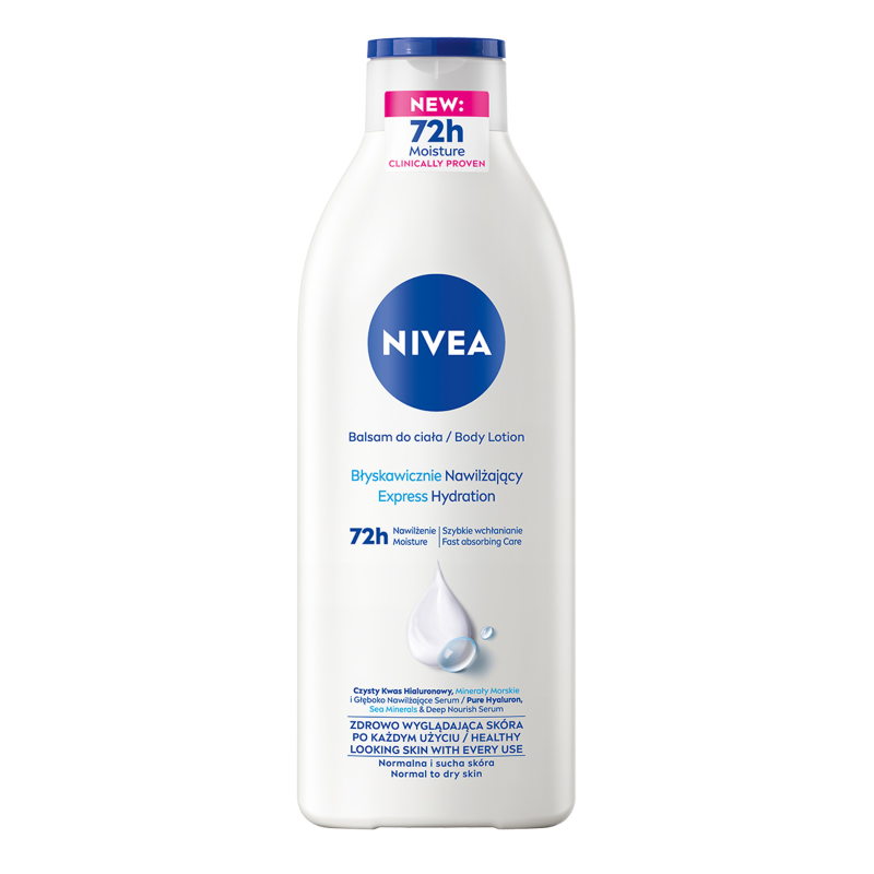 NIVEA Błyskawicznie nawilżający balsam do ciała do skóry przesuszonej frisco.pl