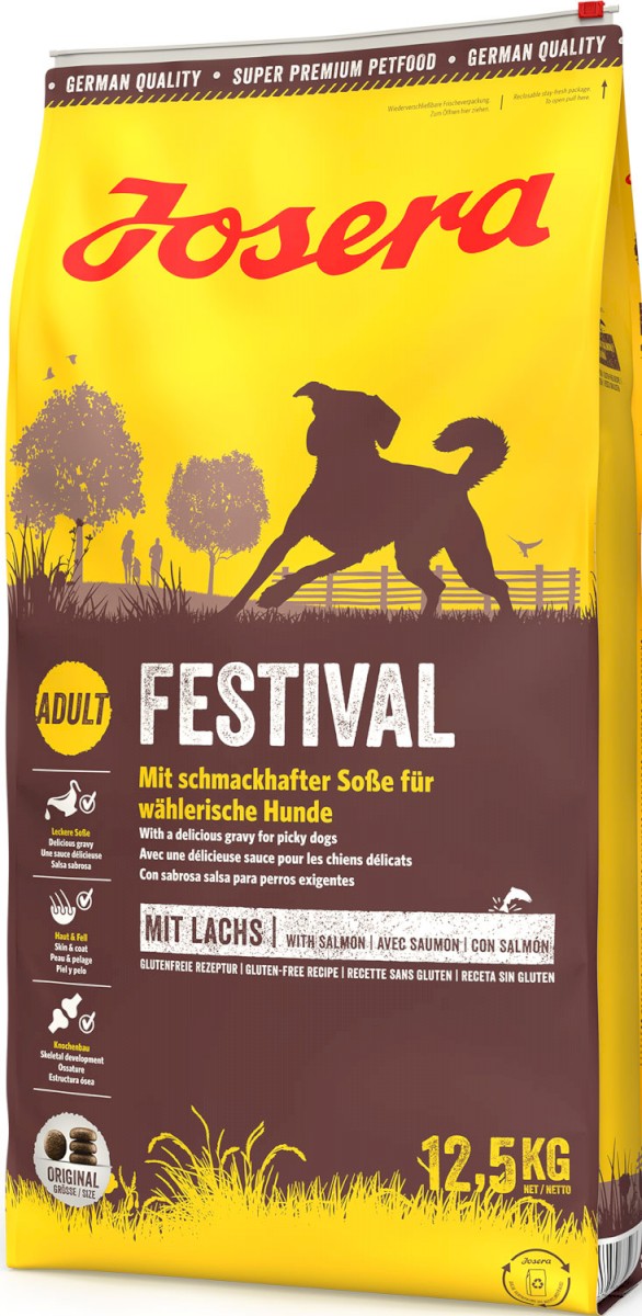 JOSERA Festival Suchy pokarm dla dorosłych psów ras średnich i dużych z łososiem