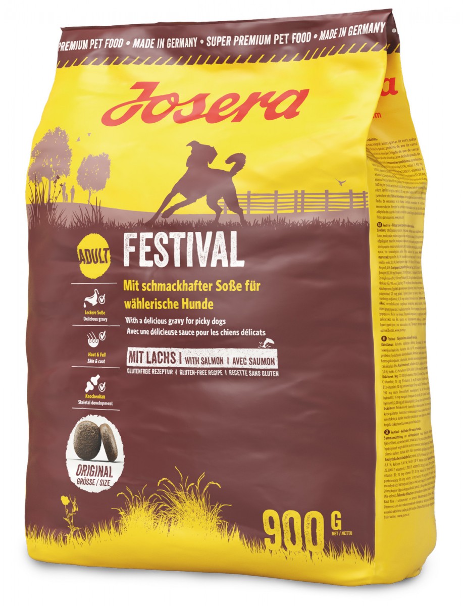 JOSERA Festival Suchy pokarm dla dorosłych psów ras średnich i dużych z łososiem