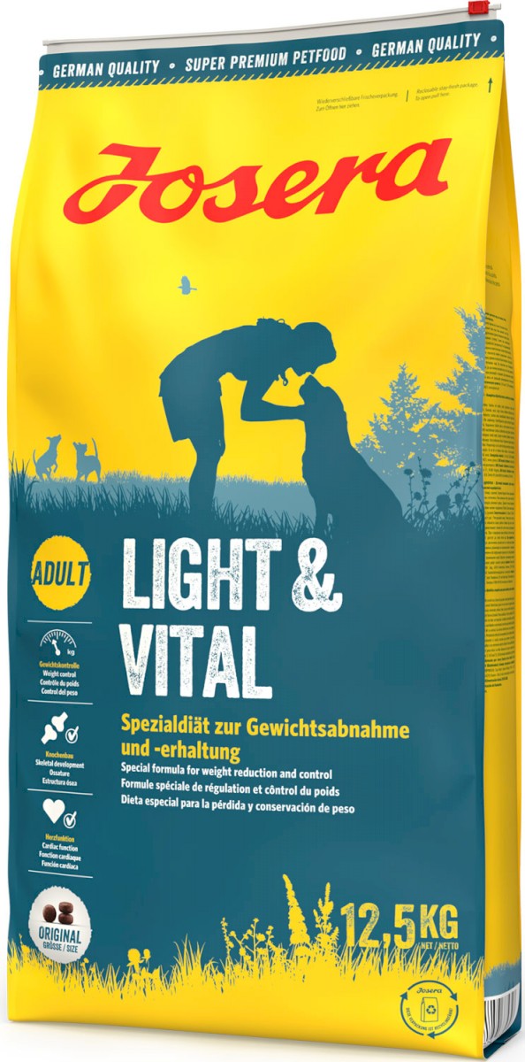 JOSERA Light&Vital Suchy pokarm dla dorosłych psów otyłych lub z nadwagą