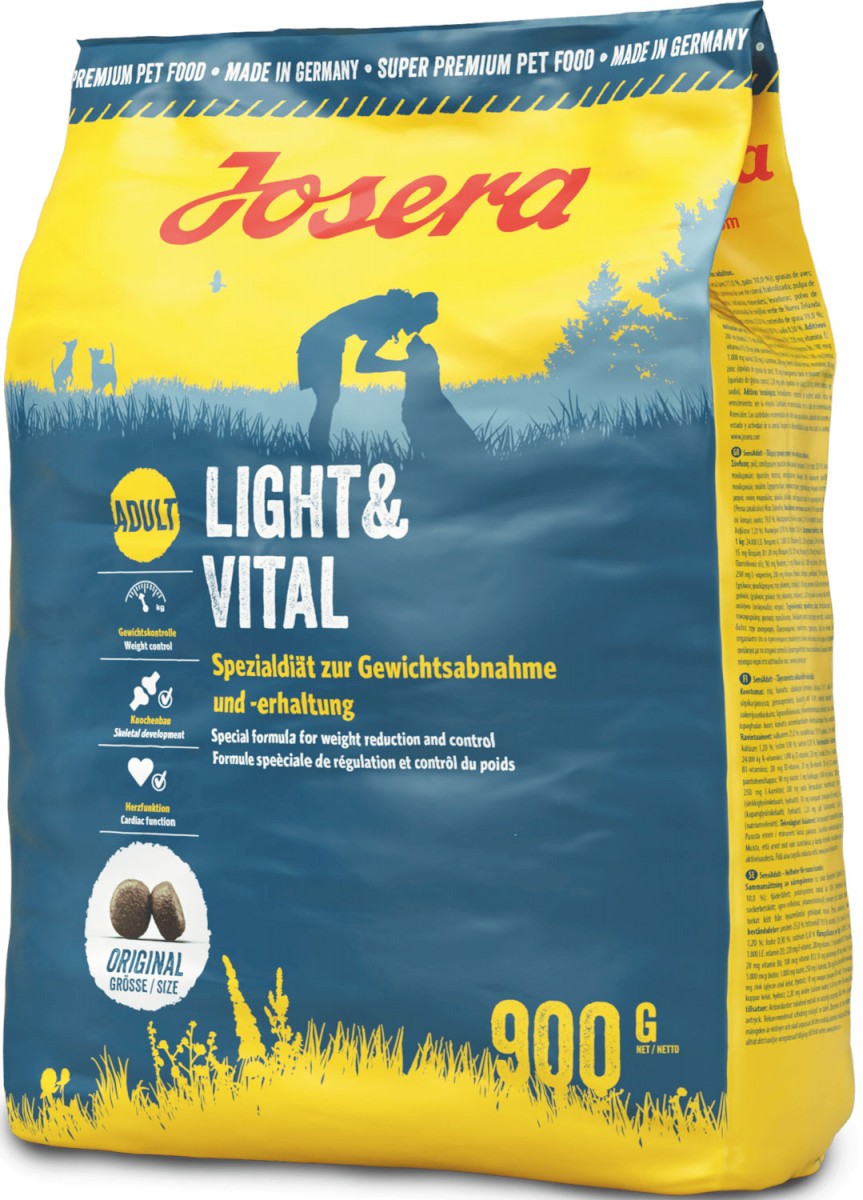 JOSERA Light&Vital Suchy pokarm dla dorosłych psów otyłych lub z nadwagą