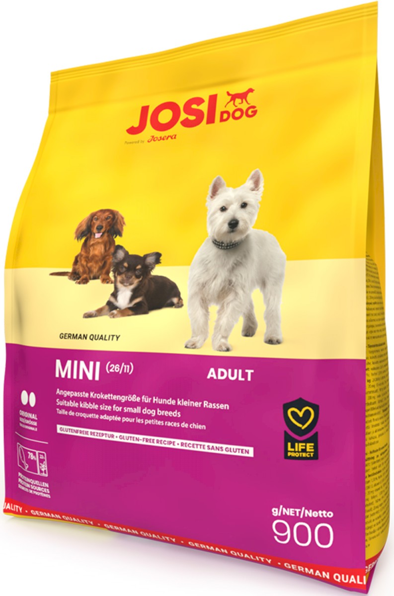 JOSERA JosiDog Mini Suchy pokarm dla dorosłych psów małych ras z kaczką i kukurydzą