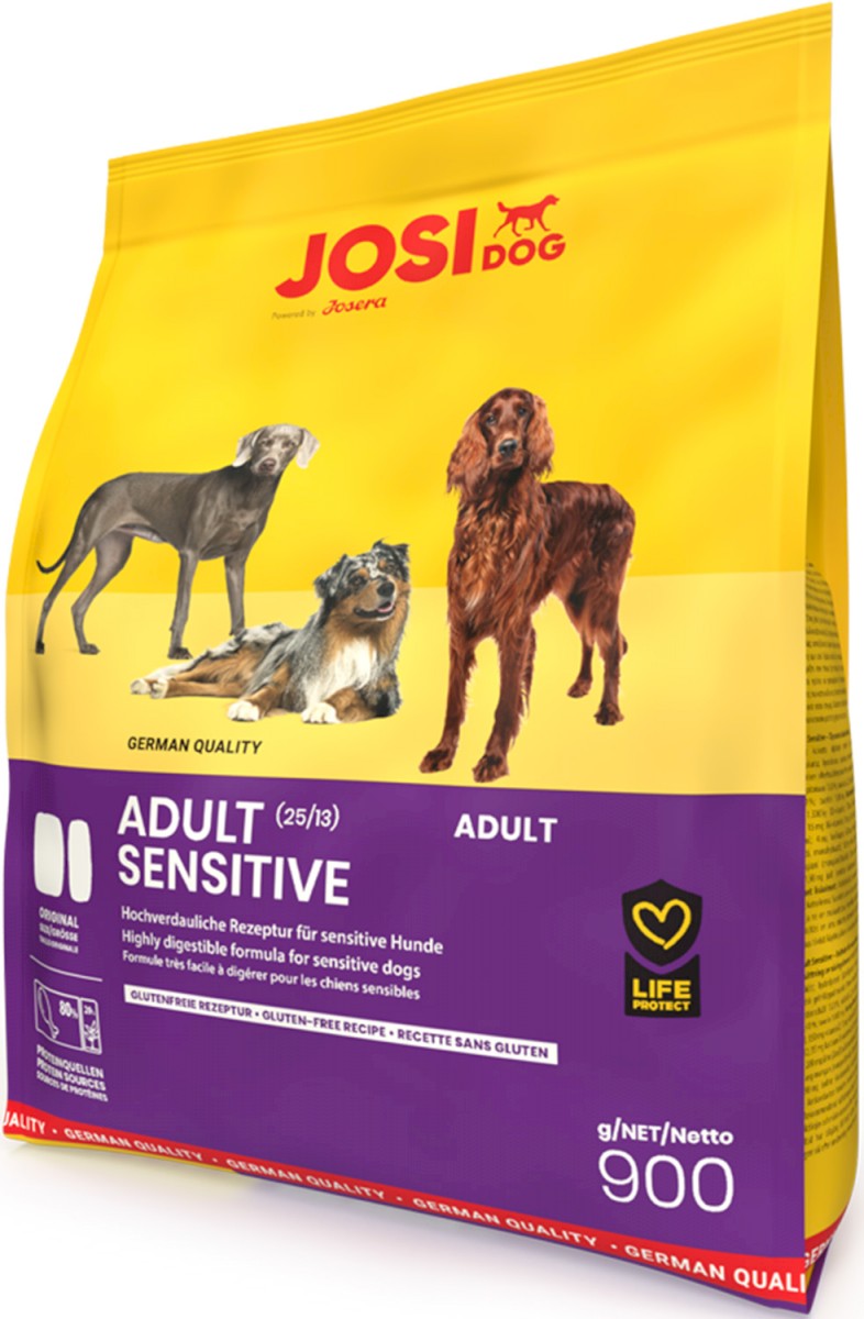 JOSERA JosiDog Adult Sensitive Suchy pokarm dla dorosłych psów - lekkostrawny z drobiem ryżem i kukurydzą