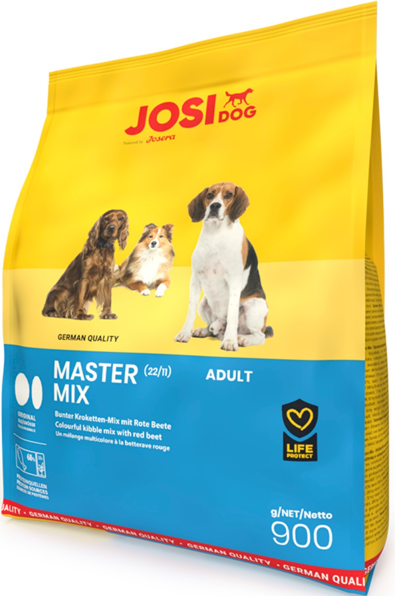 JOSERA JosiDog Master Mix Suchy pokarm dla dorosłych psów wszystkich ras o normalnej aktywności z burakiem