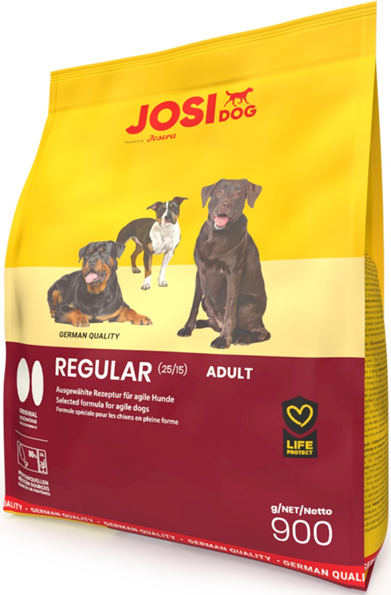 JOSERA JosiDog Regular Suchy pokarm dla dorosłych psów wszystkich ras z drobiem i kukurydzą