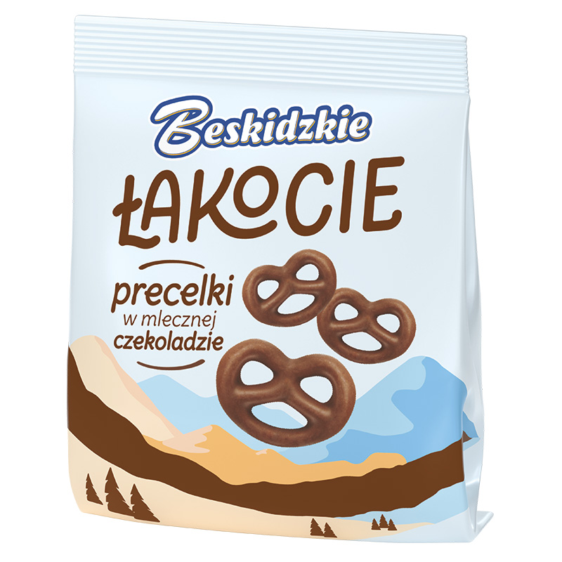 BESKIDZKIE Łakocie Precelki w mlecznej czekoladzie