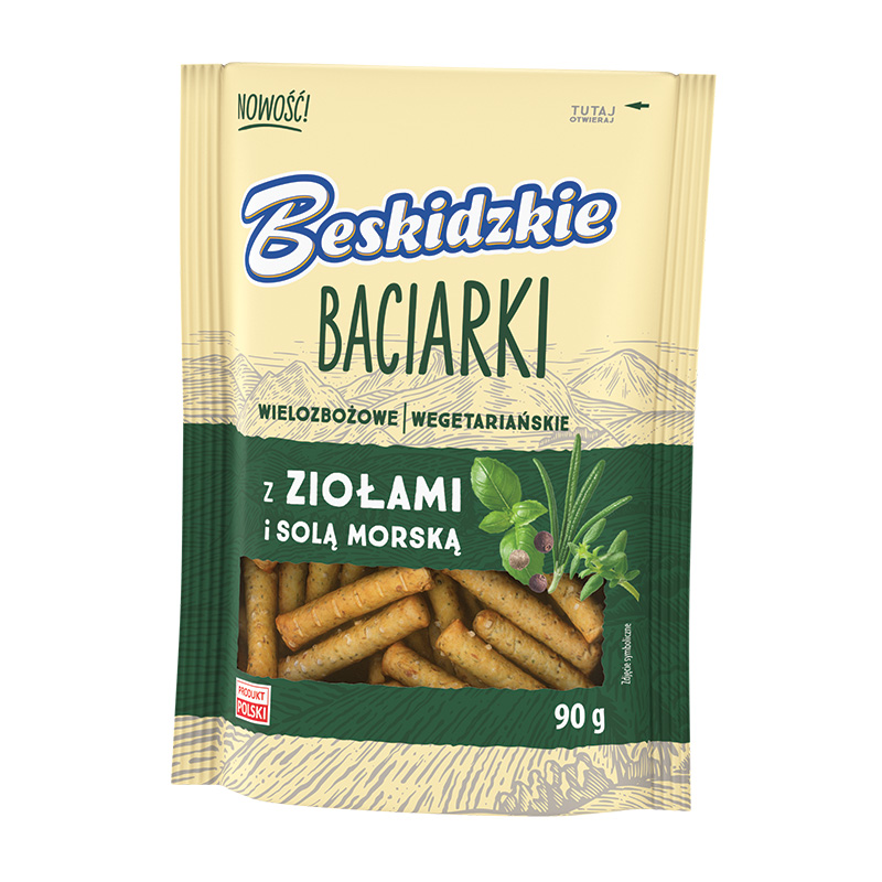 BESKIDZKIE Baciarki z ziołami i solą morską