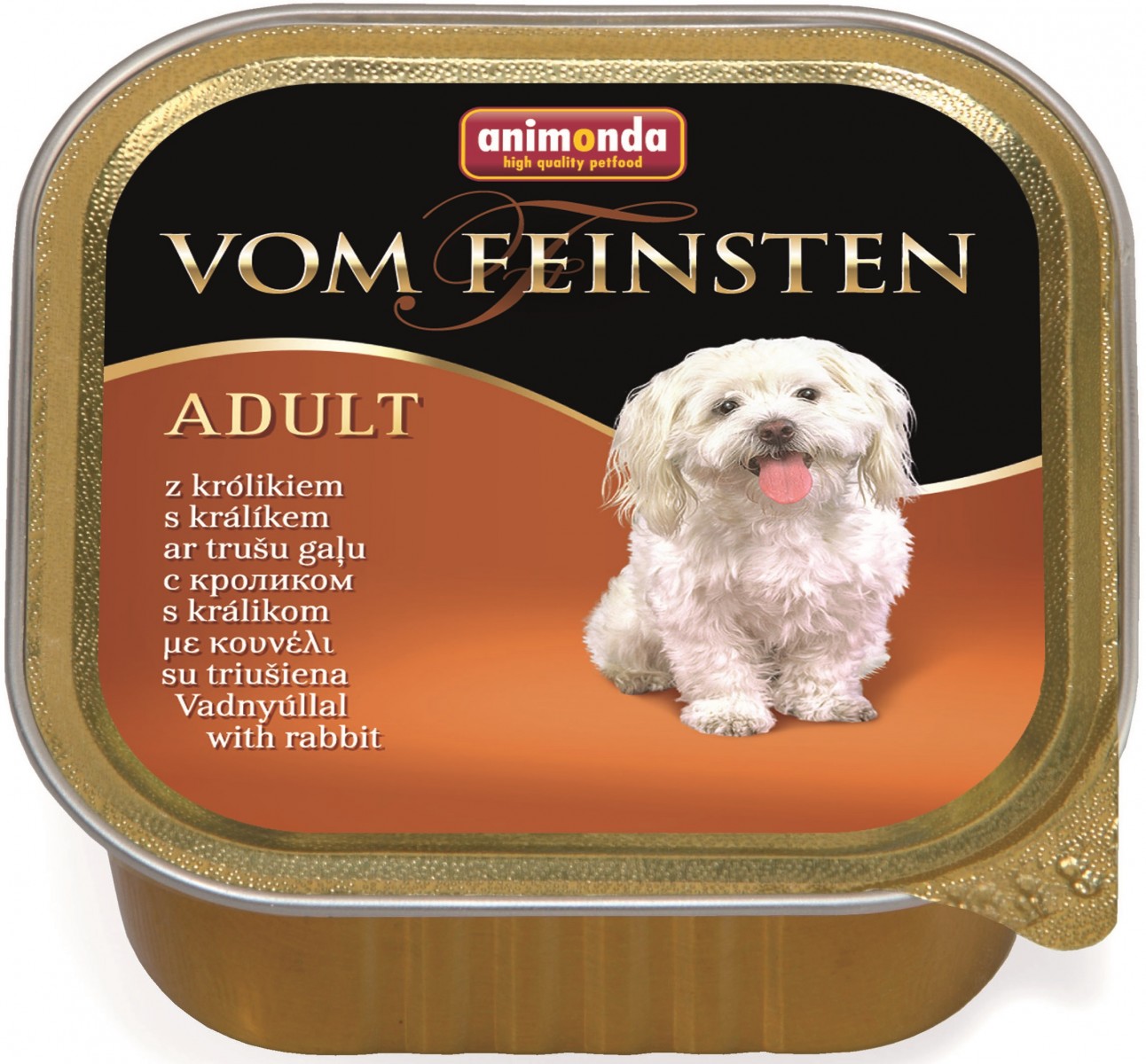 ANIMONDA Vom Feinsten Adult Mokry pokarm dla dorosłych psów małych ras z królikiem