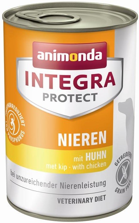 ANIMONDA Integra Protect Nieren Mokry pokarm dla psów z chorobami nerek z kurczakiem puszka