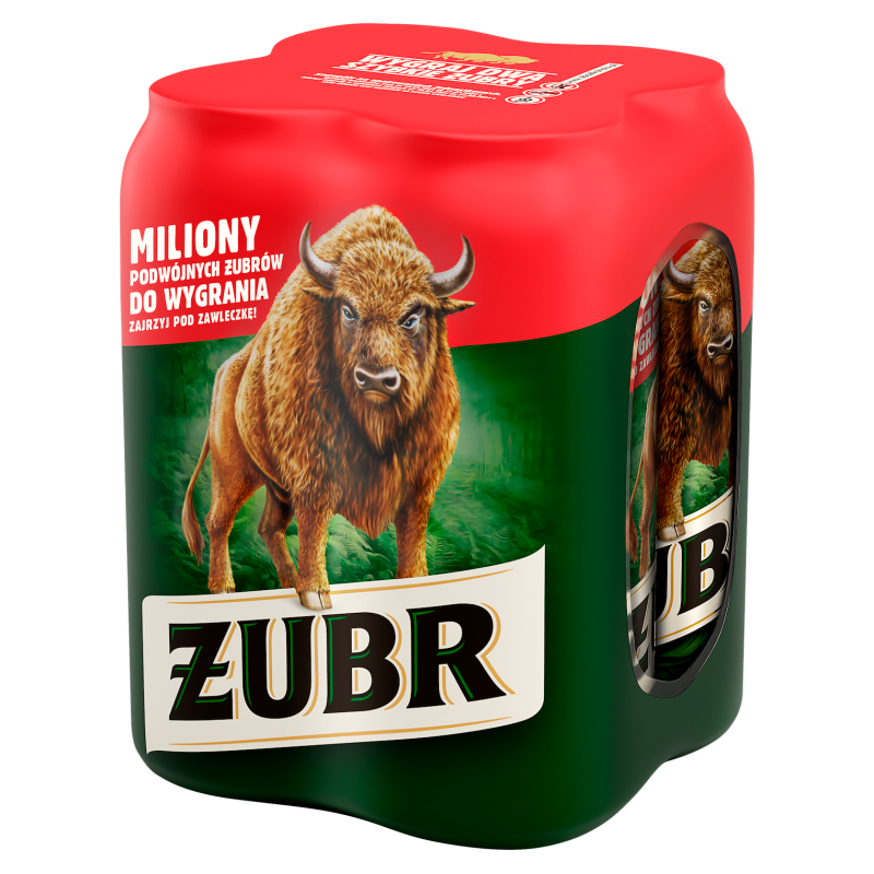 ŻUBR Piwo 4x500ml (puszka)