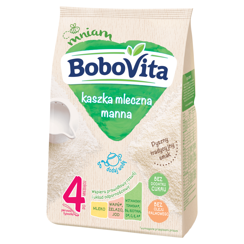 BOBOVITA Kaszka mleczna manna po 4 miesiącu frisco.pl
