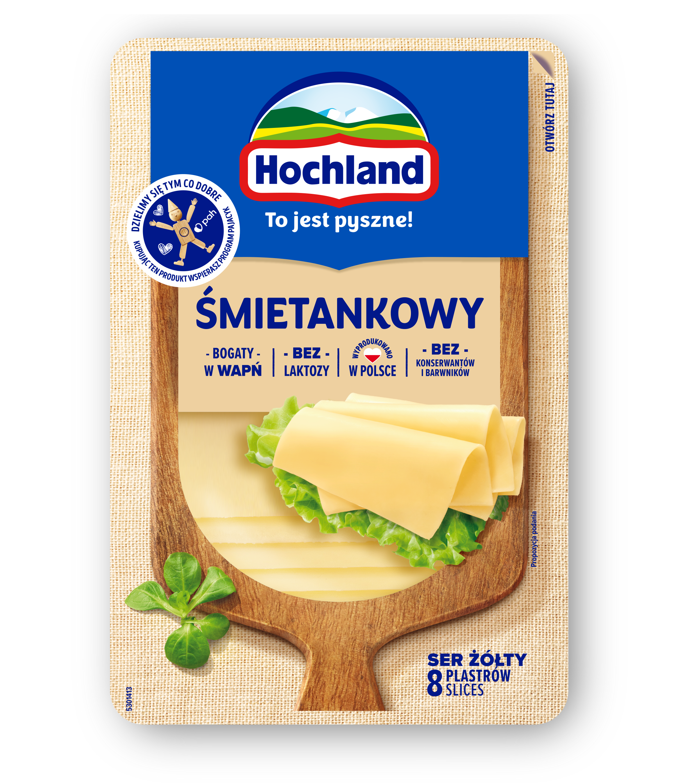 HOCHLAND Sielski Ser żółty śmietankowy (plastry) frisco.pl