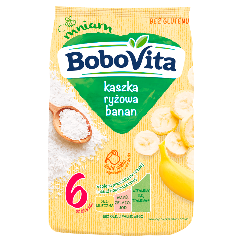 BOBOVITA Kaszka ryżowa o smaku bananowym - po 4 miesiącu frisco.pl