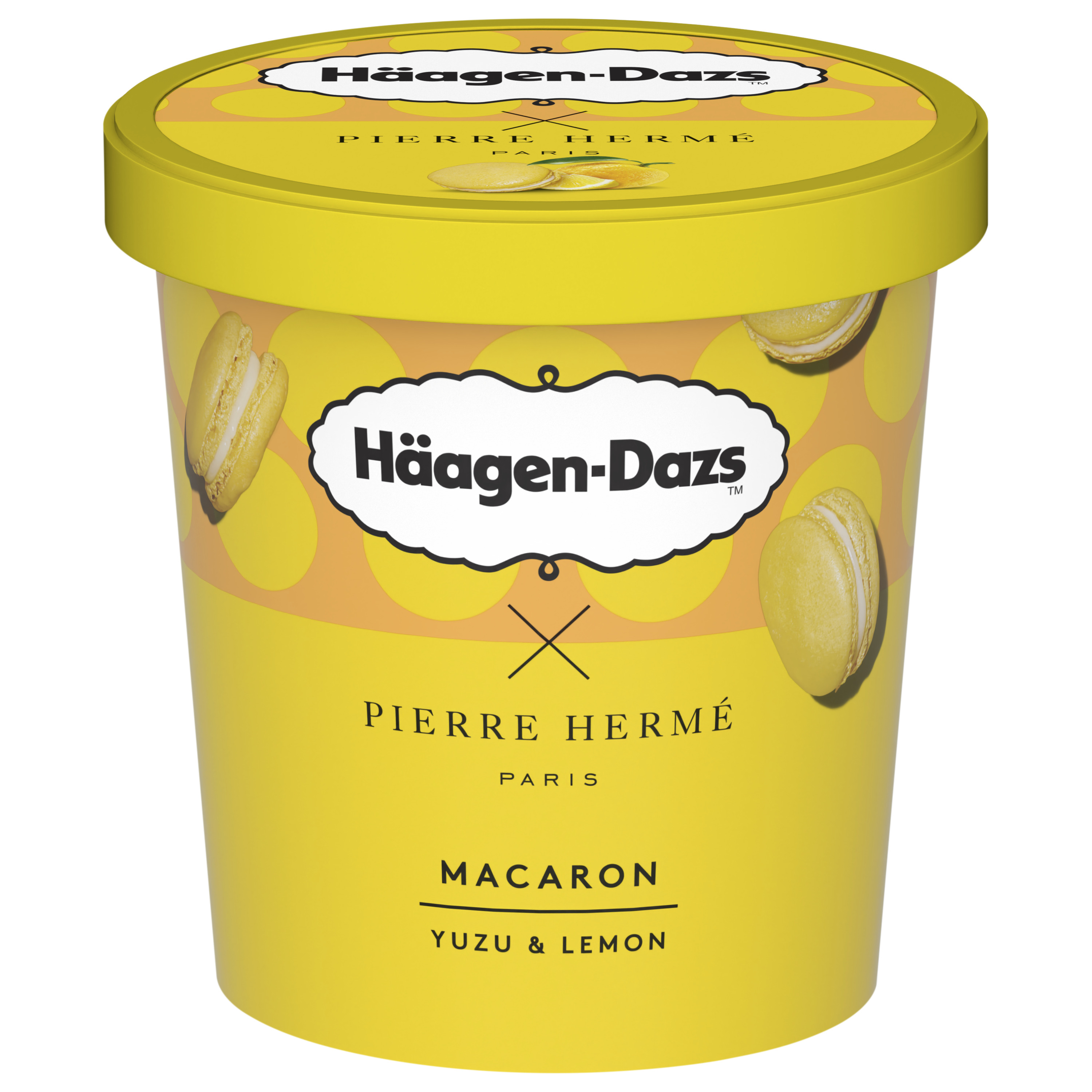 HAAGEN-DAZS Lody cytrynowe z kawałkami makaroników