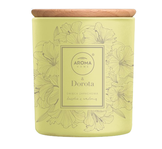 AROMA HOME Dorota & Aroma Home Candles 260ml/ 150g Bazylia i Werbena