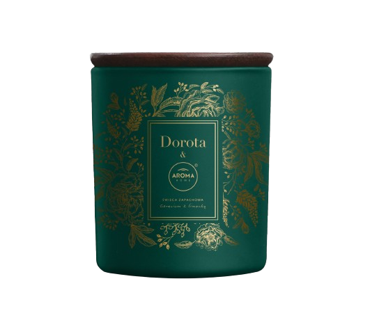 AROMA HOME Dorota & Aroma Home Candles 260ml/ 150g Geranium z Limonką
