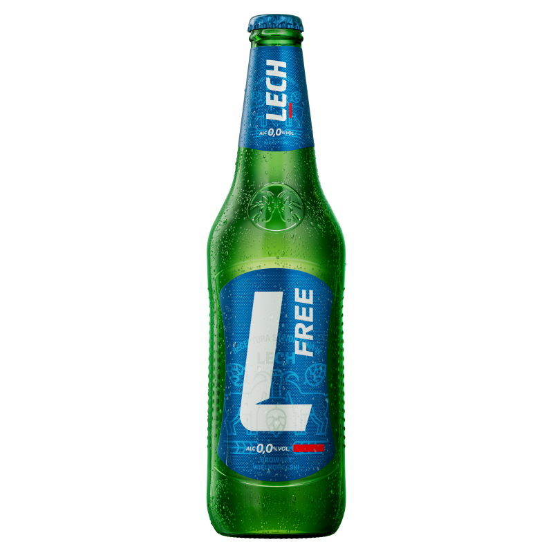 LECH Free Lager Piwo bezalkoholowe (cena zawiera 1 zł kaucji za butelkę) frisco.pl