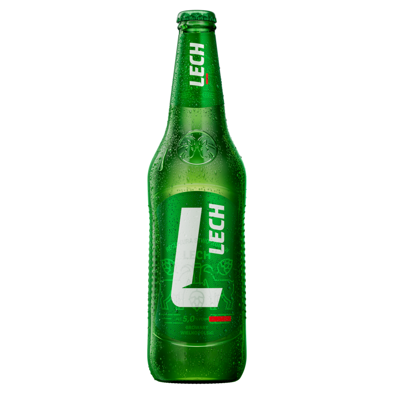 LECH Premium Piwo jasne pełne (cena zawiera 1 zł kaucji za butelkę)