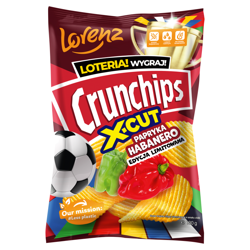 CRUNCHIPS Chipsy ziemniaczane o smaku ostrej papryki frisco.pl