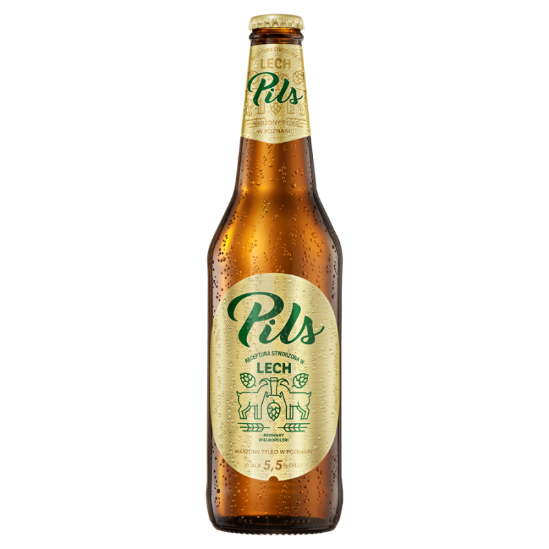 LECH PILS Piwo (cena zawiera 1 zł kaucji za butelkę)