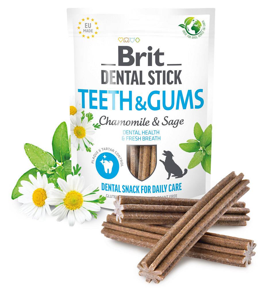 BRIT Dental Stick Przekąska dla psów Teeth & Gums opakowanie 7 szt.